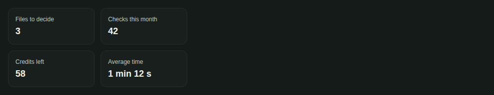 Grid and columns — A stat strip, tel que React Native le rend