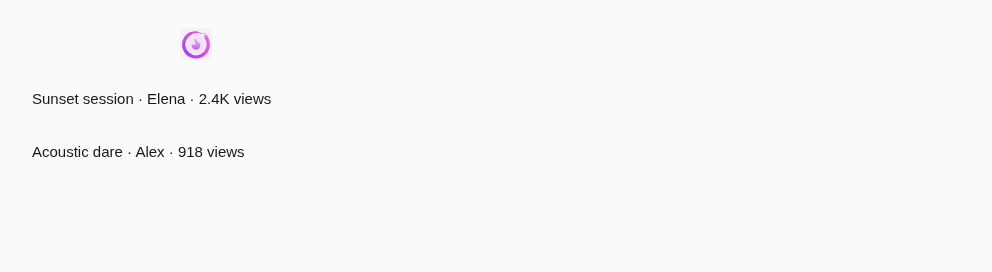 Pull to refresh — The product's mark, as React Native renders it